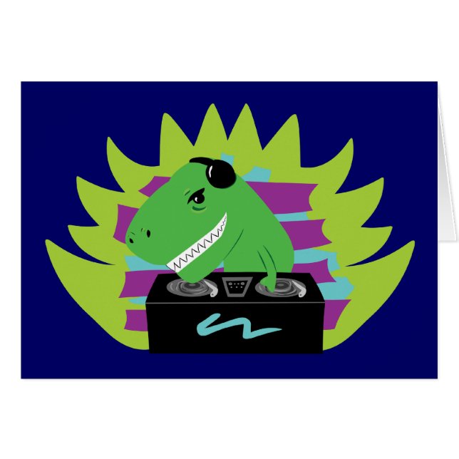 Dj-asaurus Rex (Voorkant Horizontaal)