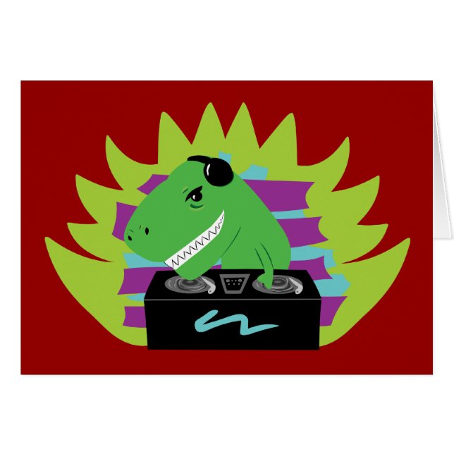 Dj-asaurus Rex (Voorkant Horizontaal)