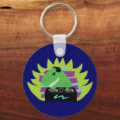 Dj-asaurus Rex Sleutelhanger (Voorkant)