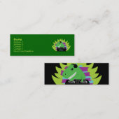 Dj-asaurus Rex T-Rex DJ-profielkaarten Mini Visitekaartje (Voorkant / Achterkant)