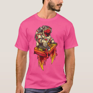 Dj-astronaut Drum and Bass DNB Electric Psychedeli T-shirt