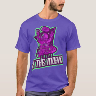 DJ Astronaut Techno Electronic House Dance Muziek T-shirt