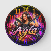 DJ AYLA 2 RONDE KLOK (Voorkant)