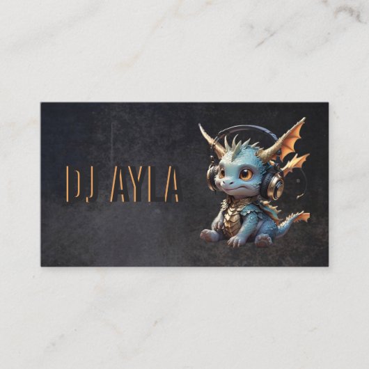 dj Ayla Visitekaartje (Voorkant)
