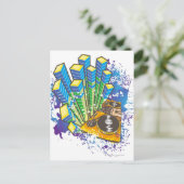 DJ-bedieningspaneel Briefkaart (Staand voorkant)