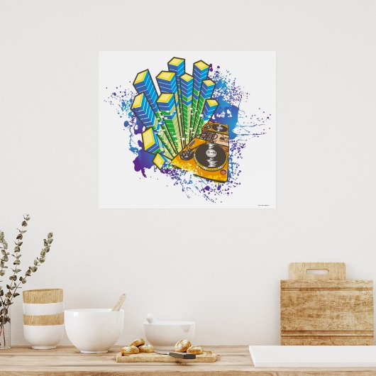 DJ-bedieningspaneel Poster (Keuken)