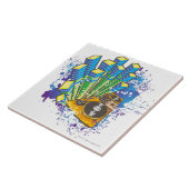 DJ-bedieningspaneel Tegeltje (Zijkant)