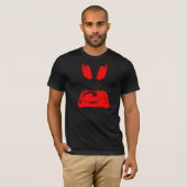 dj bij de vervaardiging t-shirt (Voorkant volledig)