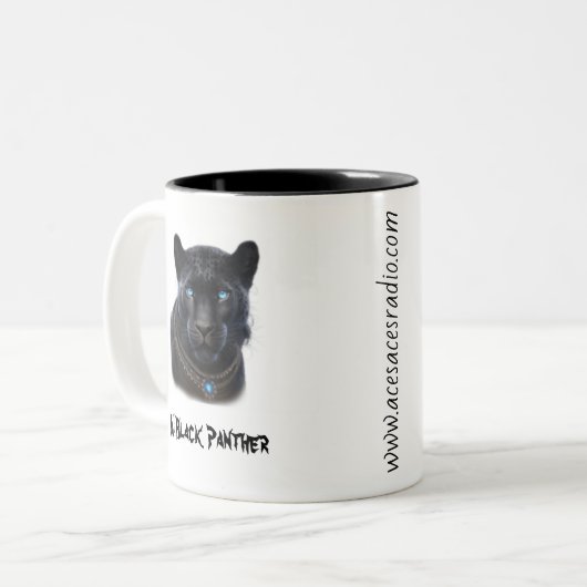 DJ Black Panther mok (Voorkant links)
