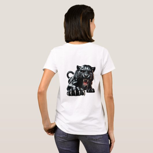 DJ Black Panther T-shirt (Achterkant volledig)
