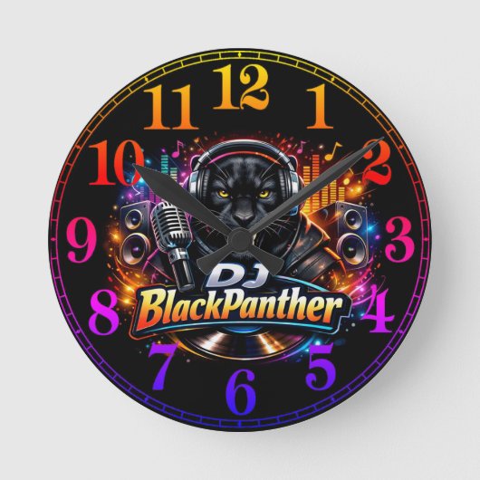 DJ BLACKPANTHER 2 RONDE KLOK (Voorkant)