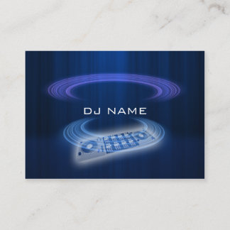 dj blauw visitekaartje