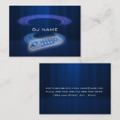 dj blauw visitekaartje (Voorkant / Achterkant)