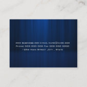 dj blauw visitekaartje (Achterkant)