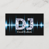 DJ Blue Sound Waves Professional Deejay Music
 Visitekaartje (Voorkant)