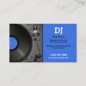DJ Blue Visitekaartje (Voorkant)