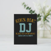 dj briefkaart (Staand voorkant)