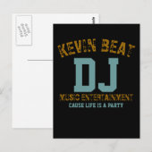 dj briefkaart (Voorkant / Achterkant)