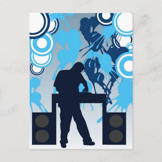 dj briefkaart (Voorkant)