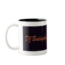 DJ buddydog banner mug
