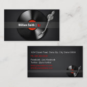 Dj Business card Visitekaartje (Voorkant / Achterkant)