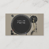 DJ  Business Card Visitekaartje (Voorkant)