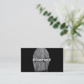 DJ BUSINESS CARD VISITEKAARTJE (Staand voorkant)