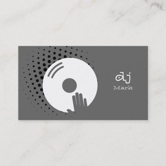 DJ Business CARDS Visitekaartje (Voorkant)