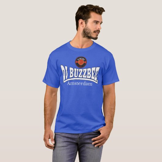 Dj Buzzbee logo 3 T-shirt (Voorkant volledig)