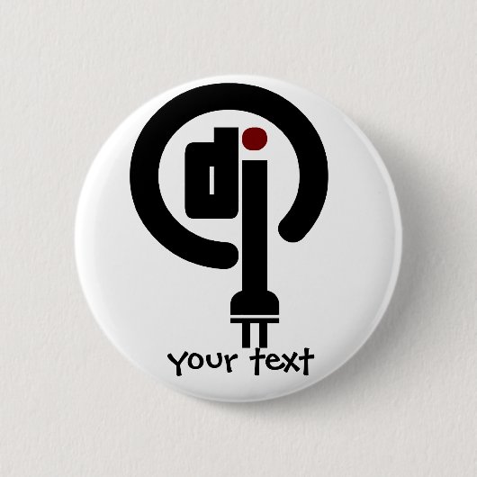 DJ-cadeaus Ronde Button 5,7 Cm (Voorkant)