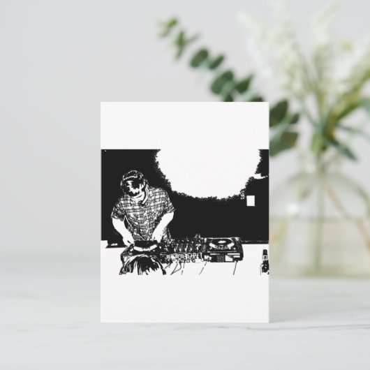 DJ Carson Briefkaart (Staand voorkant)