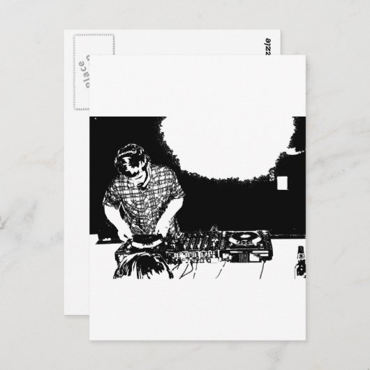 DJ Carson Briefkaart (Voorkant / Achterkant)