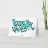 DJ cartoon happy birtday raver card Kaart (Achterkant)