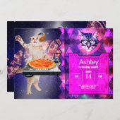 DJ Cat Platenspeler Mixer Kaart (Voorkant / Achterkant)