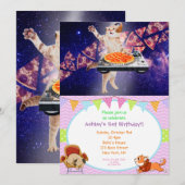 DJ Cat Platenspeler Mixer Kaart (Voorkant / Achterkant)