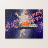 DJ Cat Platenspeler Mixer Legpuzzel (Horizontaal)