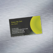 DJ CD Achtergrond Magnetisch Visitekaartje (Voorbeeld)