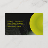 DJ CD Achtergrond Visitekaartje (Achterkant)