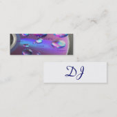 DJ CD MINI VISITEKAARTJE (Voorkant / Achterkant)