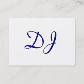 DJ CD Visitekaartje -  (Achterkant)