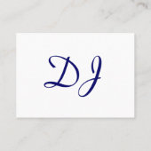 DJ CD Visitekaartje - (Achterkant)