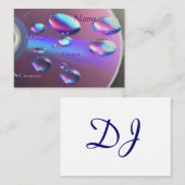 DJ CD Visitekaartje - (Voorkant / Achterkant)