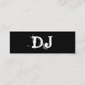 DJ-cd's Mini Visitekaartje (Achterkant)