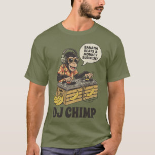 DJ Chimp Banaan Beats Grappig T-shirt