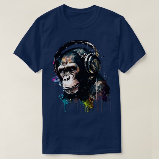 DJ Chimp T-shirt (Design voorkant)