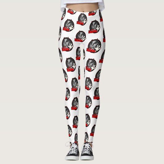 Dj Chris Diablo Logo Broek 1 Leggings (Voorkant)