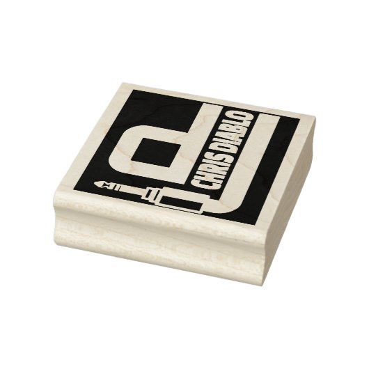 DJ CHRIS DIABLO RUBBER STEMPEL (Stempel)