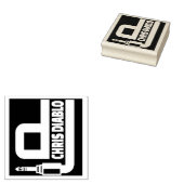 DJ CHRIS DIABLO RUBBER STEMPEL (Gestempeld)