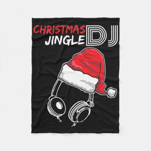 DJ Christmas Jingle Quote - Grappige geschenken en Fleece Deken (Voorkant)