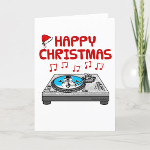 DJ Christmas Kaart Musicus Musicus